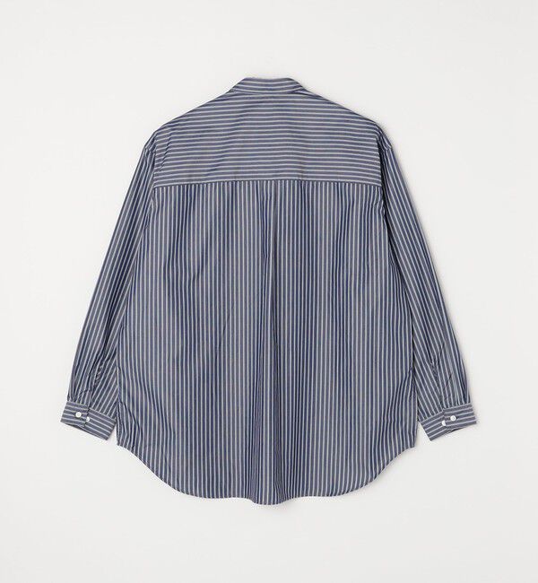 SHIPS any「SHIPS any: オーバーサイズ レギュラーカラー チェック／ストライプ 長袖 シャツ◇」|シャツ・ブラウス|