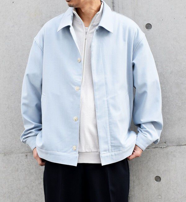 SHIPS any「SHIPS any: 〈手洗い可能〉 ショート ブルゾン 24FW◇」|ブルゾン・スタジャン|