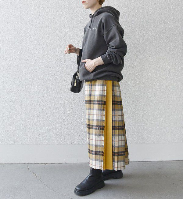 SHIPS any「O'NEIL OF DUBLIN: コンビ キルト スカート 23AW (83cm)」|スカート|