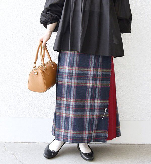 SHIPS any「O'NEIL OF DUBLIN: コンビ キルト スカート 23AW (83cm)」|スカート|