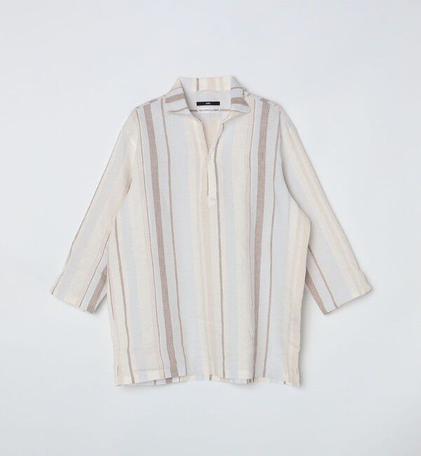 SHIPS「SHIPS: SOLOTEX(R) リネン 7スリーブ カプリシャツ」|シャツ・ブラウス|