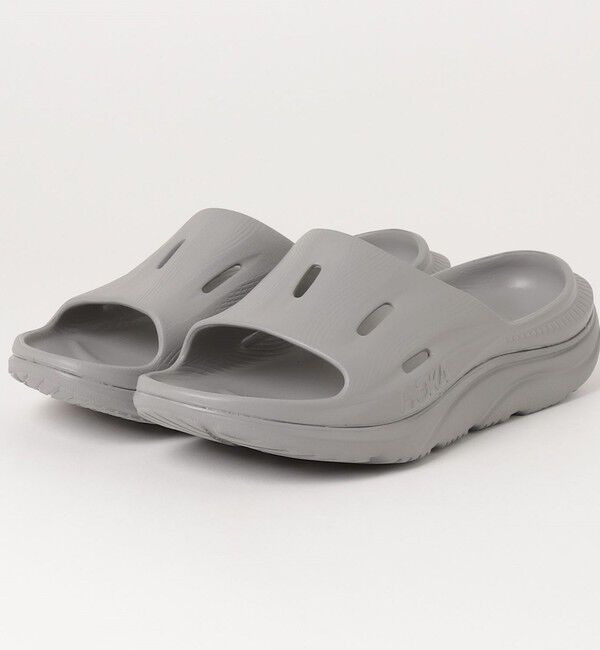 SHIPS「HOKA: U ORA RECOVERY SLIDE 3」|サンダル|グレー