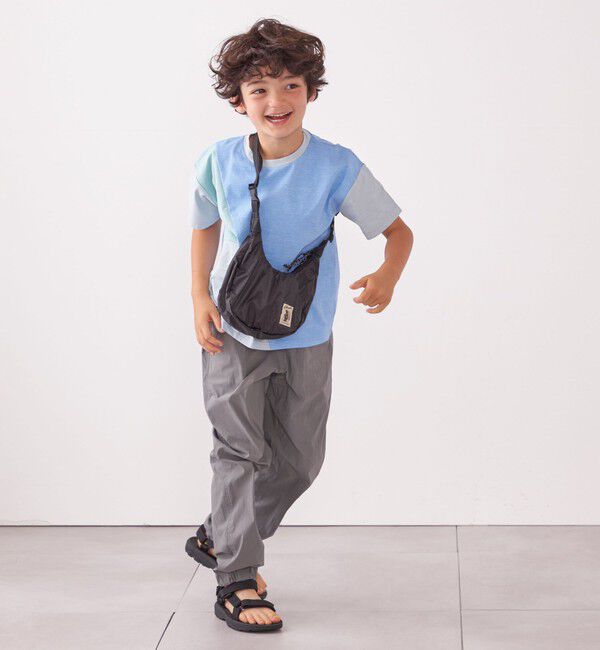 SHIPS any「SHIPS any: パッチワーク デザイン Tシャツ<KIDS>◇」|Tシャツ・カットソー|