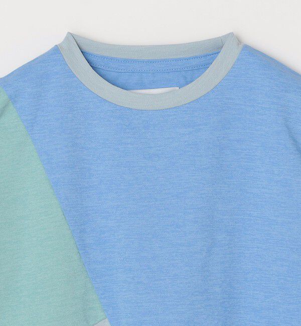 SHIPS any「SHIPS any: パッチワーク デザイン Tシャツ<KIDS>◇」|Tシャツ・カットソー|