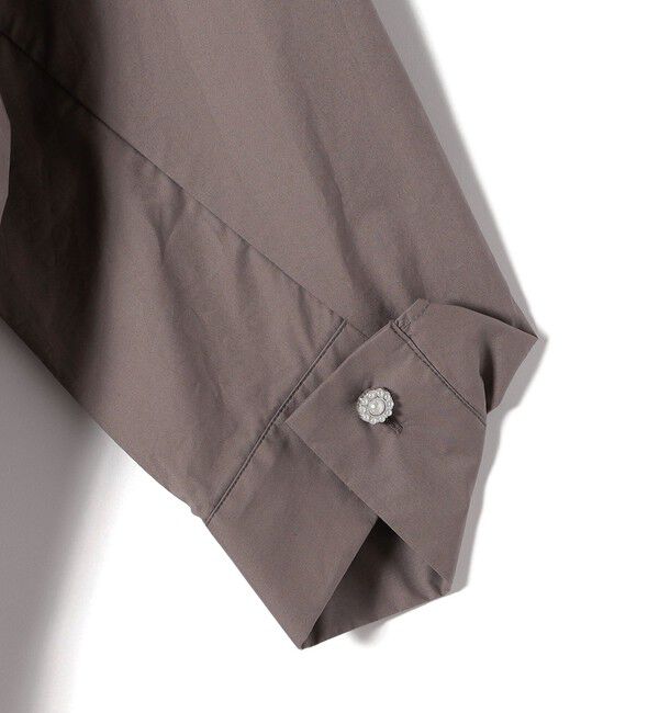 SHIPS for women「【WEB限定】 〈洗濯機可能〉タイプライター ビジュー ボタン ロングスリーブ ブラウス」|シャツ・ブラウス|