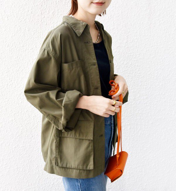 SHIPS for women「〈洗濯機可能〉ミリタリー ジャケット」|ミリタリージャケット|