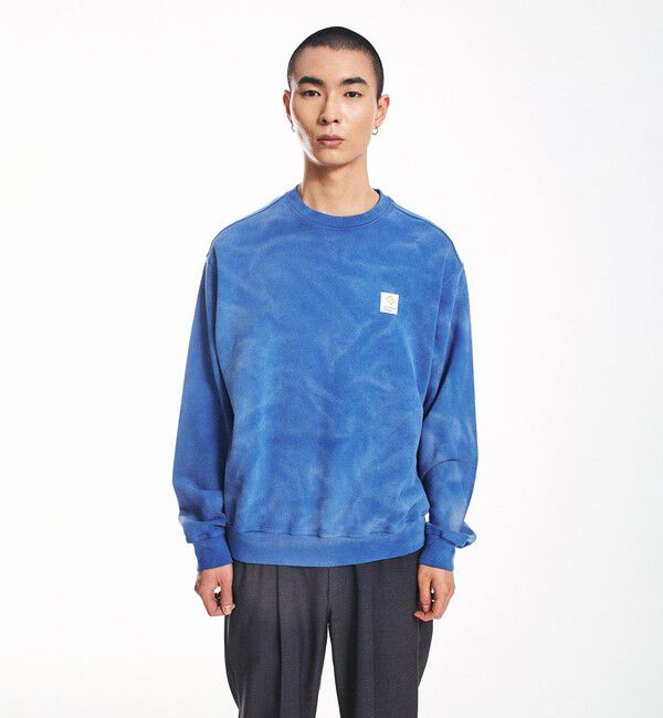 SHIPS「City Ambient Products: フロスト フェード スクエアロゴ スウェット」|スウェット・ジャージ|