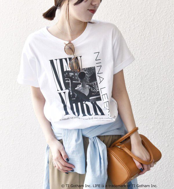 SHIPS any「GOOD ROCK SPEED:〈洗濯機可能〉LIFE PC フォト プリント TEE 25SS」|Tシャツ・カットソー|