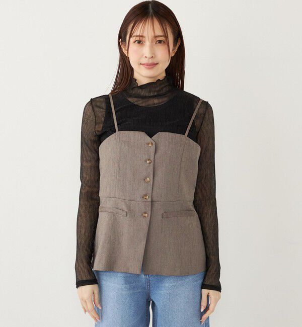 SHIPS Colors 「SHIPS Colors:〈洗濯機可能〉ビスチェ キャミ◇」|その他|