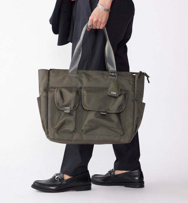 SHIPS「【WEB限定】SHIPS: ビズ ワイド ブリーフ トート バッグ」|トートバッグ|