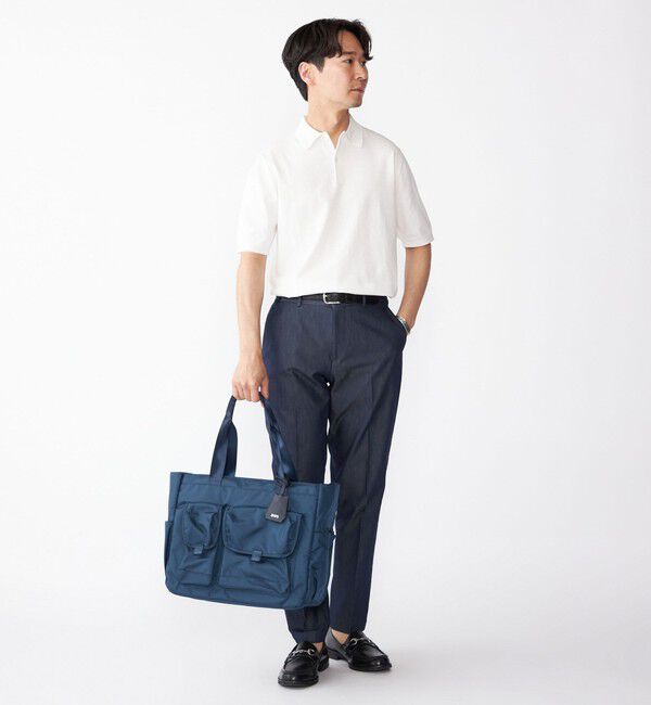 SHIPS「【WEB限定】SHIPS: ビズ ワイド ブリーフ トート バッグ」|トートバッグ|