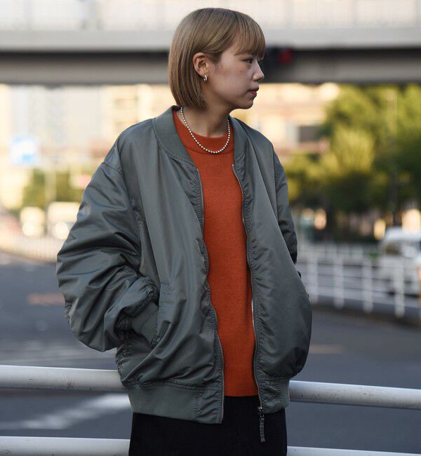 SHIPS「City Ambient Products: MA-1」|ブルゾン・スタジャン|