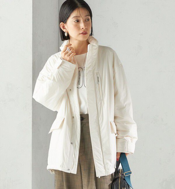 SHIPS for women「〈手洗い可能〉IMBOTEX 中綿 ミディ ジャケット」|その他|