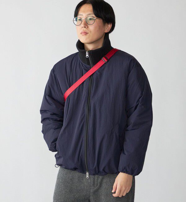 SHIPS「SHIPS: THERMOLITE(R) パデッド リブ ジャケット」|ブルゾン・スタジャン|