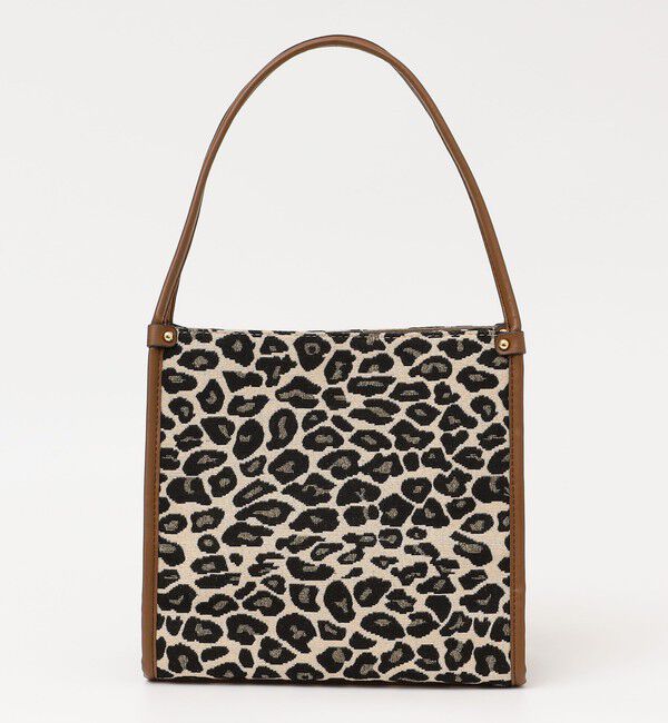 SHIPS any「SHIPS any: レオパード ゼブラ スクエア トート バッグ」|トートバッグ|