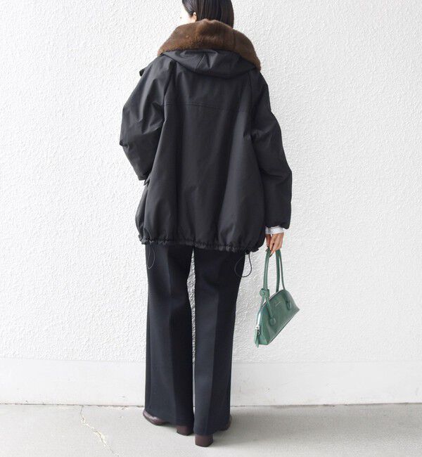 SHIPS for women「【WEB限定】2WAY フェイクファー 中綿 ブルゾン」|ブルゾン・スタジャン|