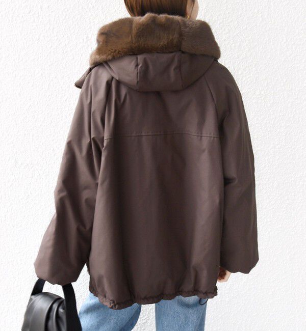 SHIPS for women「【WEB限定】2WAY フェイクファー 中綿 ブルゾン」|ブルゾン・スタジャン|