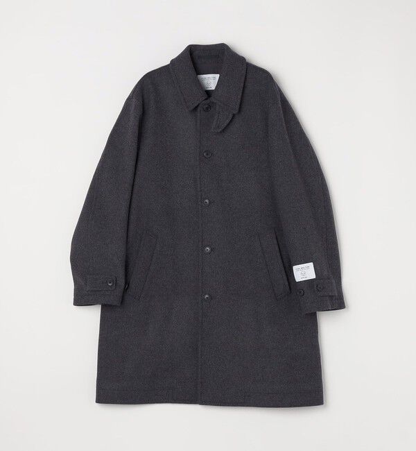 SHIPS any「SHIPS any: PURE WOOL MELTON ステンカラー コート 25AW◇」|ステンカラーコート|