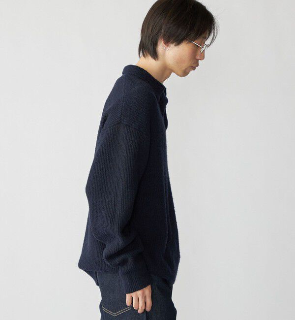 SHIPS「City Ambient Products: AZE スキッパー ポロシャツ」|ニット・セーター|