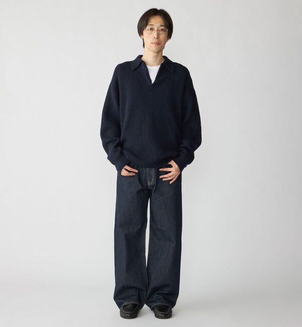 SHIPS「City Ambient Products: AZE スキッパー ポロシャツ」|ニット・セーター|