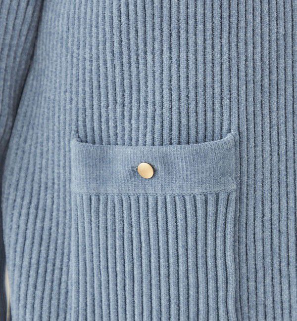 SHIPS for women「〈手洗い可能〉モール リブ クルーネック カーディガン」|カーディガン|