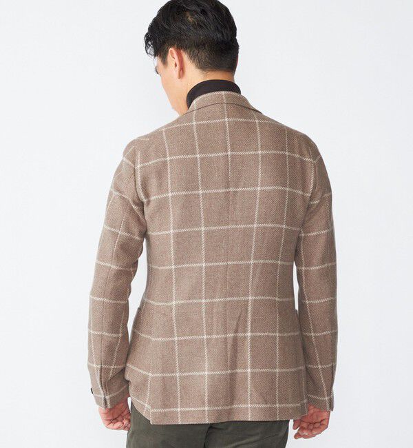 SHIPS「TAGLIATORE: ウール ウインドウ ペーン ジャケット」|テーラードジャケット|