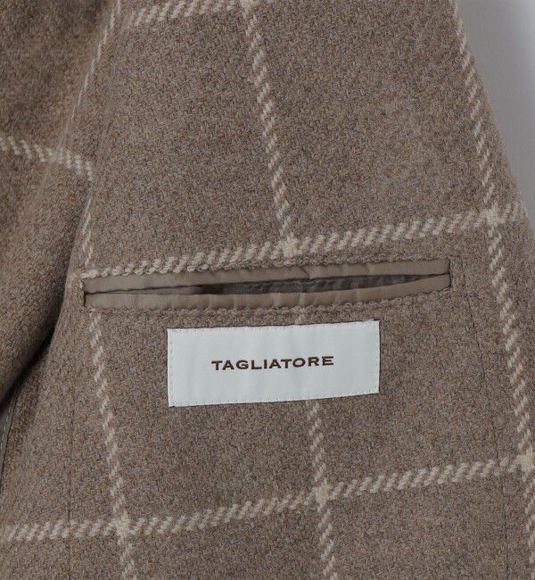 SHIPS「TAGLIATORE: ウール ウインドウ ペーン ジャケット」|テーラードジャケット|