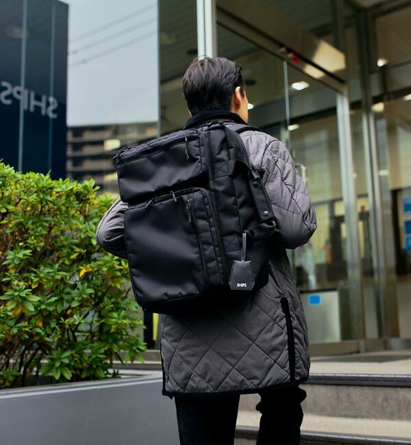 SHIPS「【WEB限定】SHIPS: 3WAY ビズ ワイド ブリーフ バッグ」|リュック|