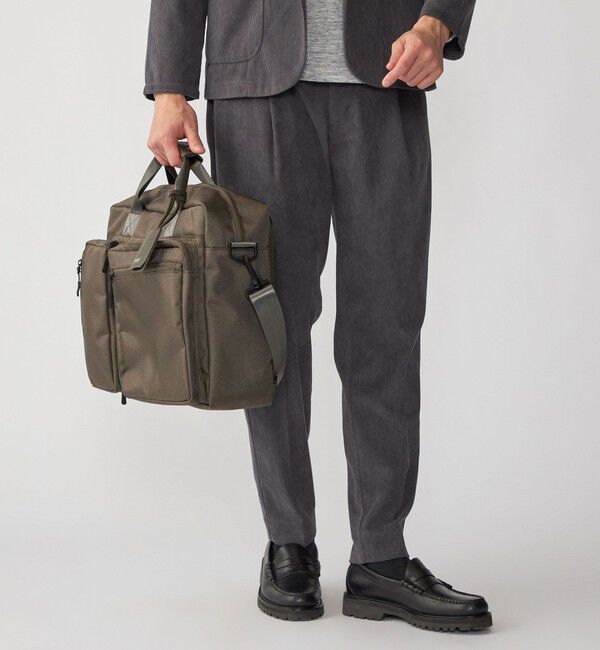 SHIPS「【WEB限定】SHIPS: 3WAY ビズ ワイド ブリーフ バッグ」|リュック|