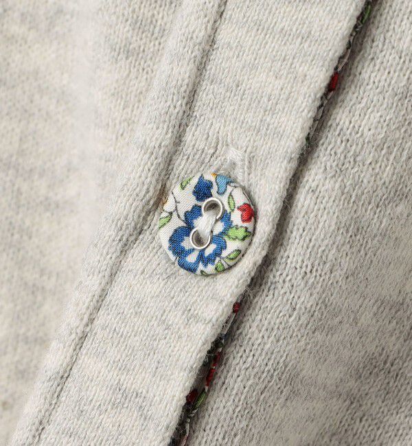 SHIPS KIDS「SHIPS KIDS:100～130cm / リバティ ボタン カーディガン」|カーディガン|