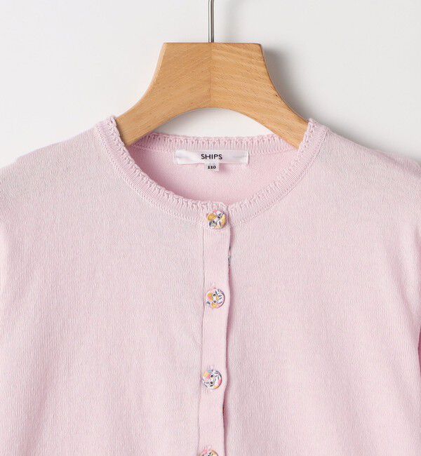 SHIPS KIDS「SHIPS KIDS:100～130cm / リバティ ボタン カーディガン」|カーディガン|