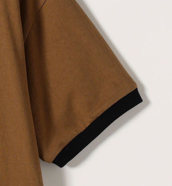 SHIPS any「《予約》【SHIPS any別注】THE KNiTS:〈洗濯機可能〉ロゴ プリント リンガー TEE」|Tシャツ・カットソー|