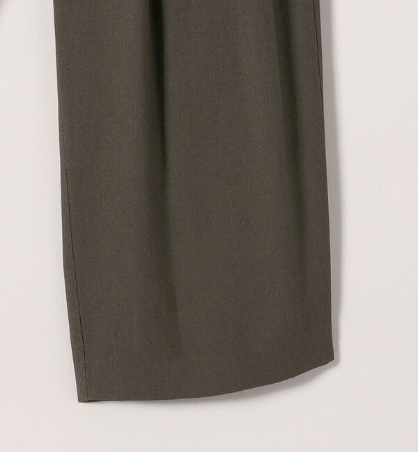 SHIPS any「《予約》SHIPS any:〈洗濯機可能〉リネンミックス 2タック テーパード パンツ」|その他|