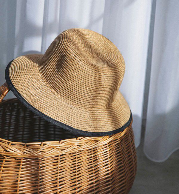 quaranciel「《予約》quaranciel:〈手洗い可能〉パイピング ハット」|ハット|