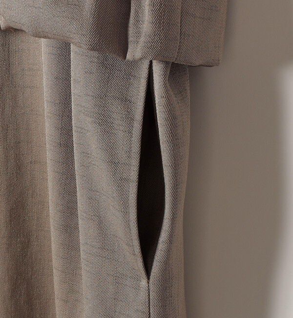 SHIPS any「《予約》SHIPS any:〈洗濯機可能〉リネン ライク ビスチェ &times; Iライン ワンピース セット」|ワンピース|