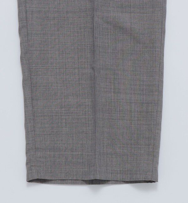 SHIPS「【WEB限定】SHIPS: リネン ライク ワイドスラックス」|スラックス|