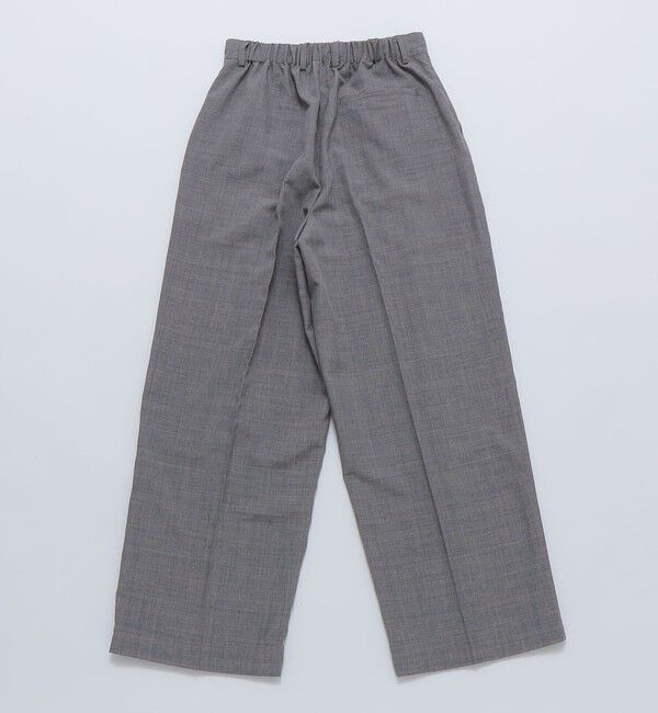 SHIPS「【WEB限定】SHIPS: リネン ライク ワイドスラックス」|スラックス|