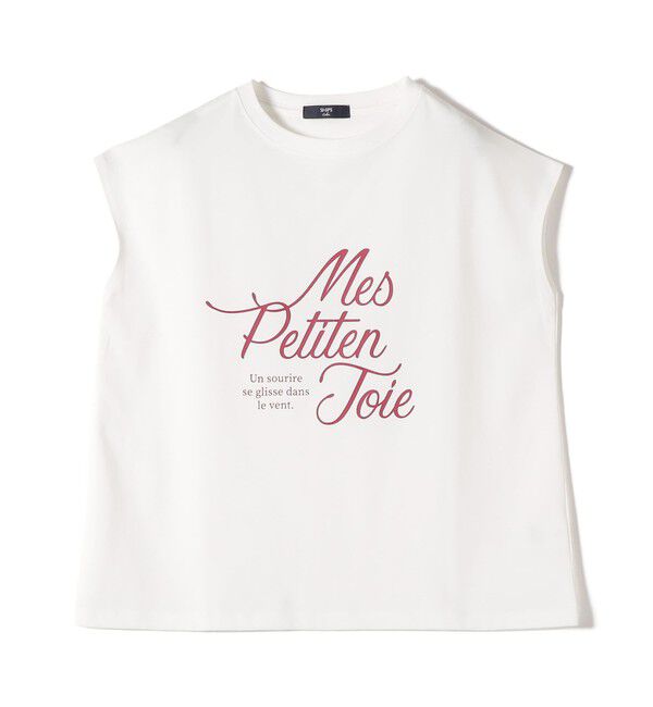 SHIPS Colors 「SHIPS Colors:〈接触冷感・UVカット〉26SS フレンチスリーブ ロゴT」|Tシャツ・カットソー|