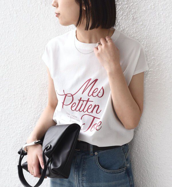 SHIPS Colors 「SHIPS Colors:〈接触冷感・UVカット〉26SS フレンチスリーブ ロゴT」|Tシャツ・カットソー|