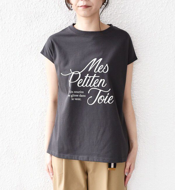 SHIPS Colors 「SHIPS Colors:〈接触冷感・UVカット〉26SS フレンチスリーブ ロゴT」|Tシャツ・カットソー|