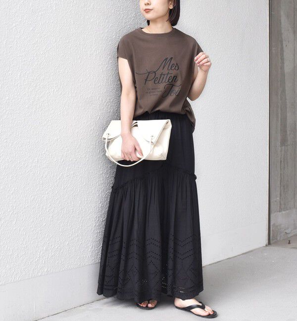 SHIPS Colors 「SHIPS Colors:〈接触冷感・UVカット〉26SS フレンチスリーブ ロゴT」|Tシャツ・カットソー|