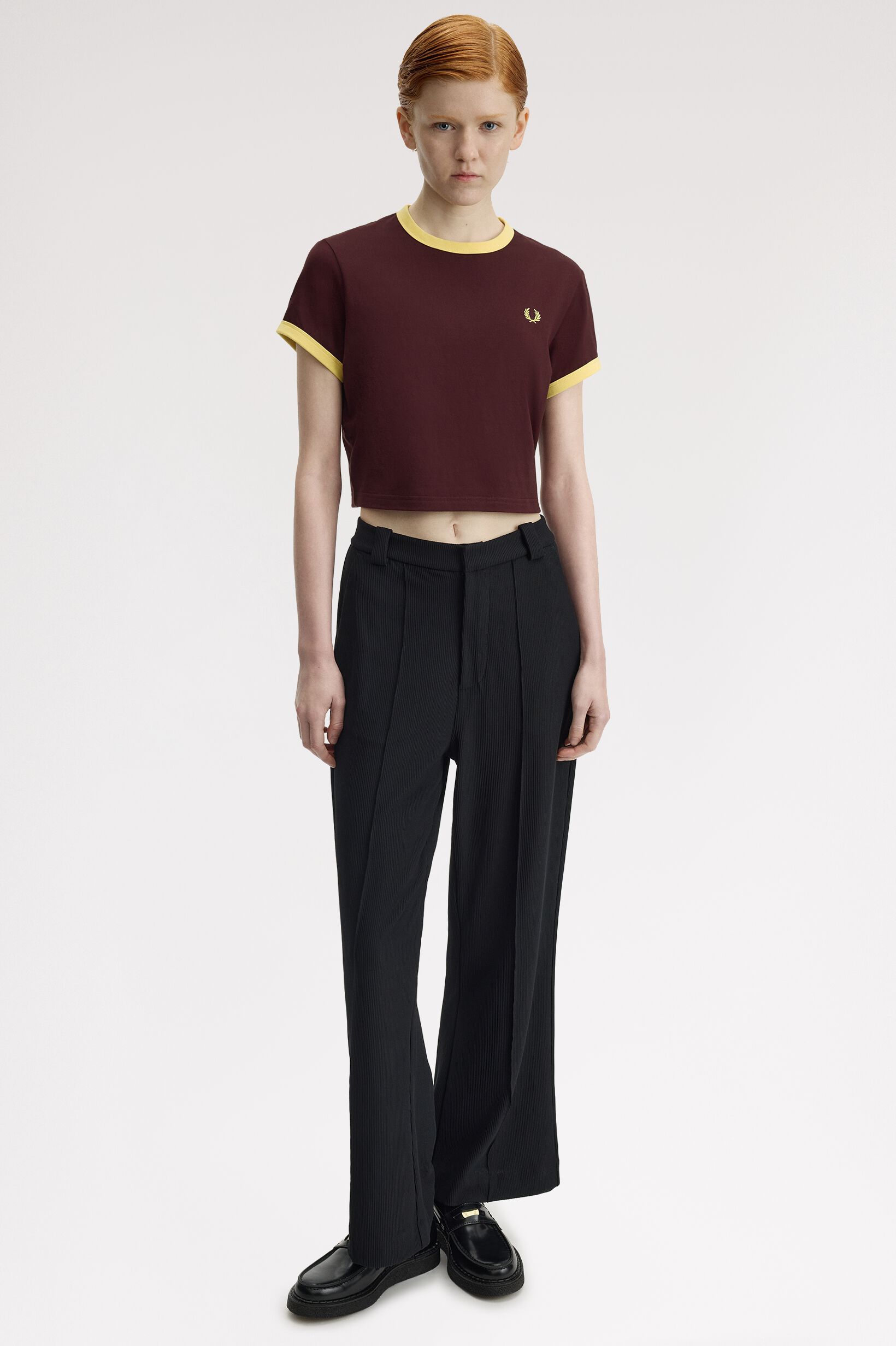 FRED PERRY 「Cropped Ringer T-Shirt」|Tシャツ・カットソー|
