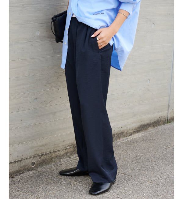 OUTDOOR PRODUCTS Usual Things「≪予約≫ヴィンテージサテンタンブラーイージーパンツ」|スラックス|