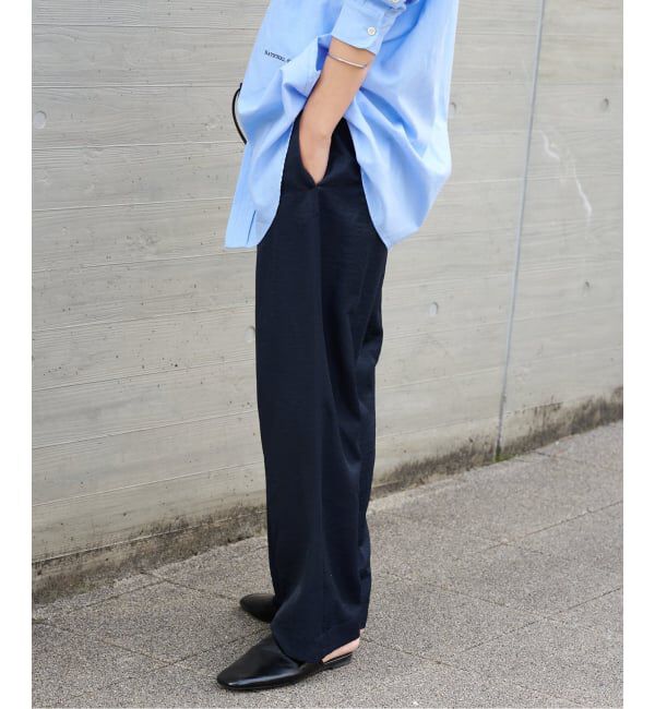 OUTDOOR PRODUCTS Usual Things「≪予約≫ヴィンテージサテンタンブラーイージーパンツ」|スラックス|