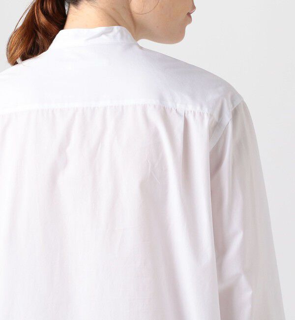 GALERIE VIE「コットンブロード スタンドカラーシャツ」|シャツ・ブラウス|