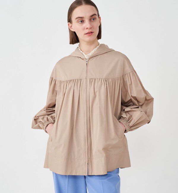 Ballsey「ライトタフタ フーデッドショートコート」|ブルゾン・スタジャン|