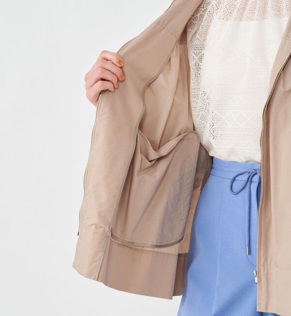 Ballsey「ライトタフタ フーデッドショートコート」|ブルゾン・スタジャン|