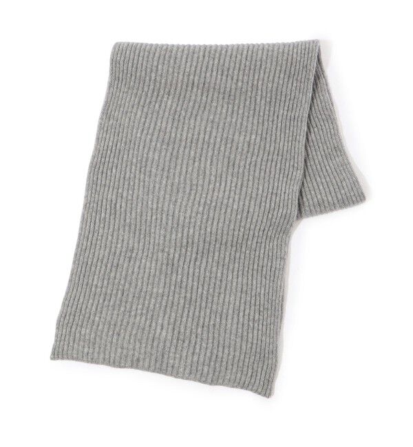 GALERIE VIE「GALERIE VIE ハンドフラットニット マフラー」|マフラー|13 ライトグレー