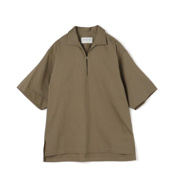 TOMORROWLAND MENS「コットンピケ カプリシャツ」|シャツ・ブラウス|57 カーキ