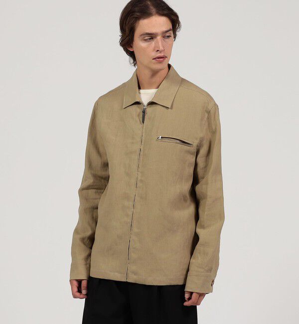 TOMORROWLAND BUYING WEAR「【別注】CARUSO  リネン ジップブルゾン」|ブルゾン・スタジャン|